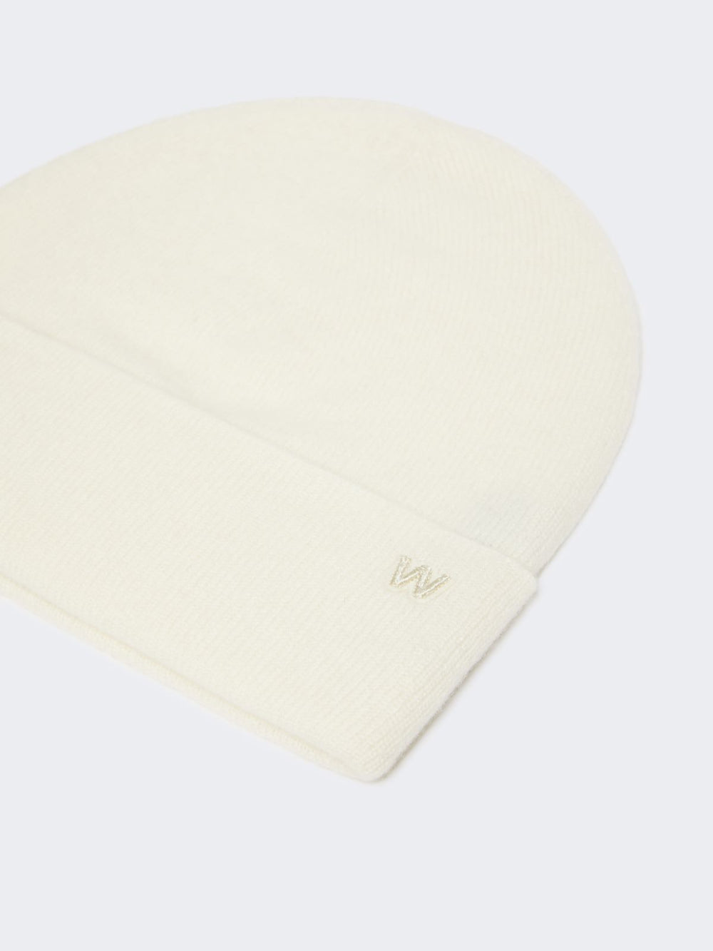 Cashmere beanie - Optical white