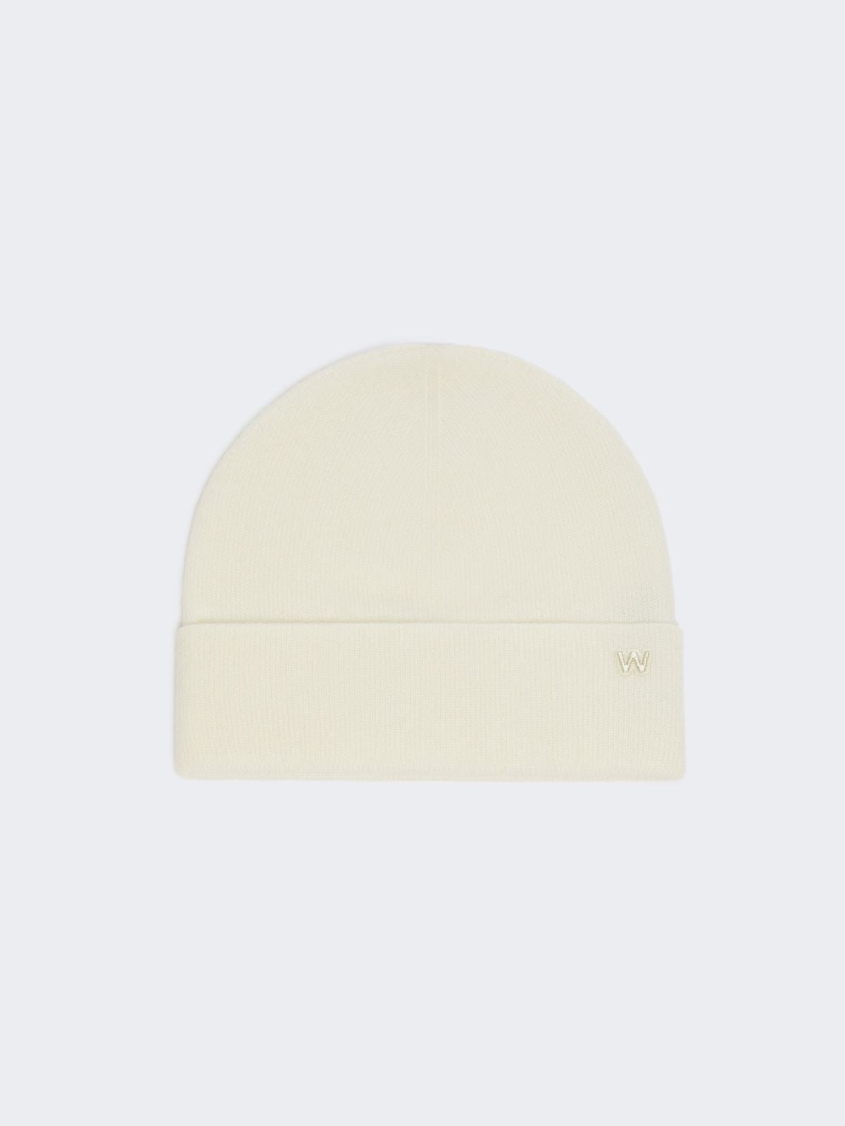 Cashmere beanie - Optical white