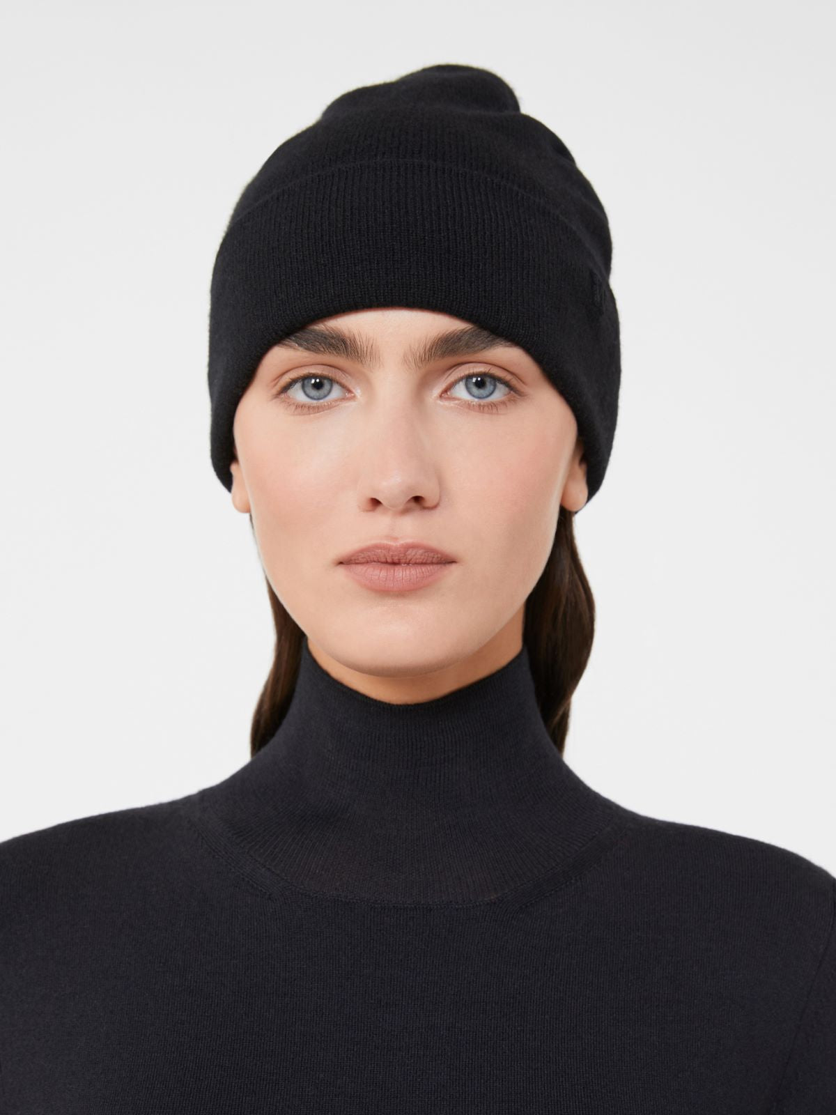 Cashmere beanie - Black