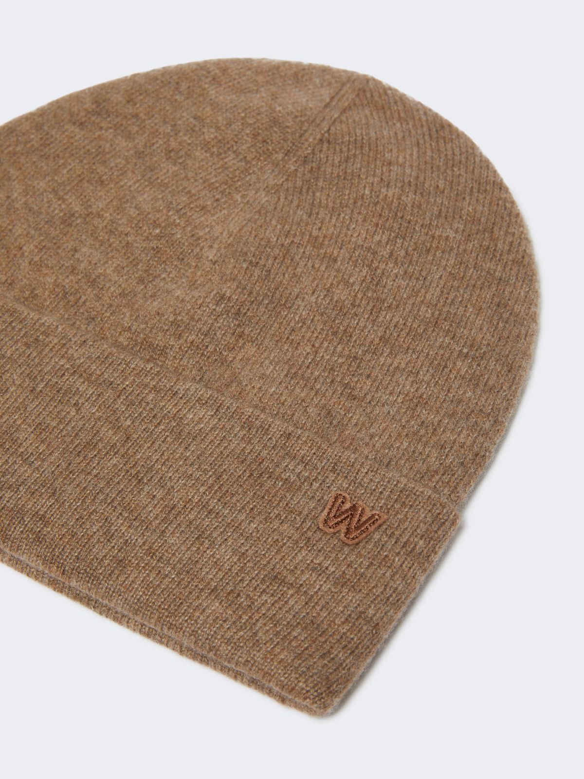 Cashmere beanie - Brown