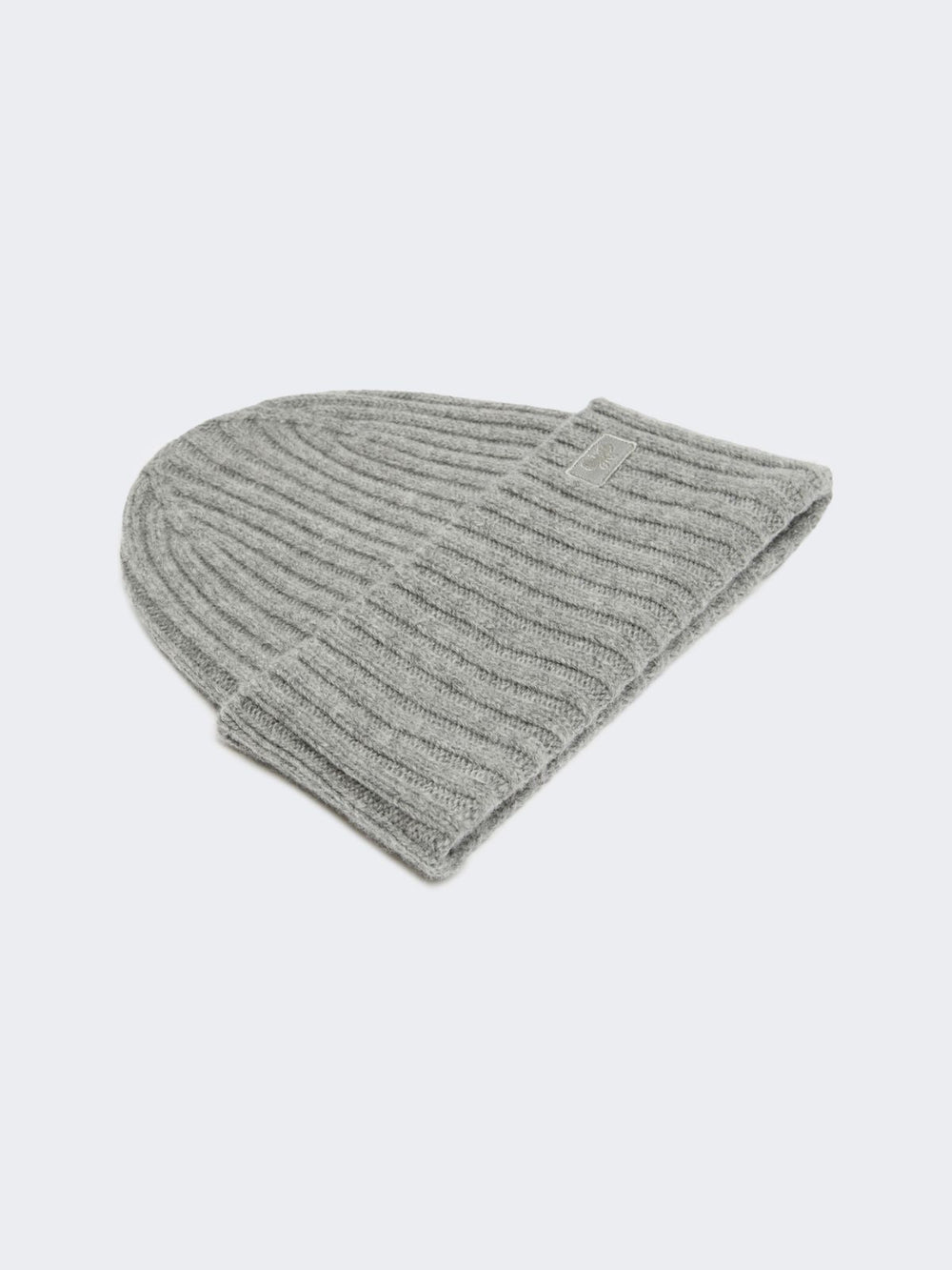 Wool yarn beanie - Medium grey