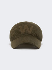Wool baseball hat - Kaki