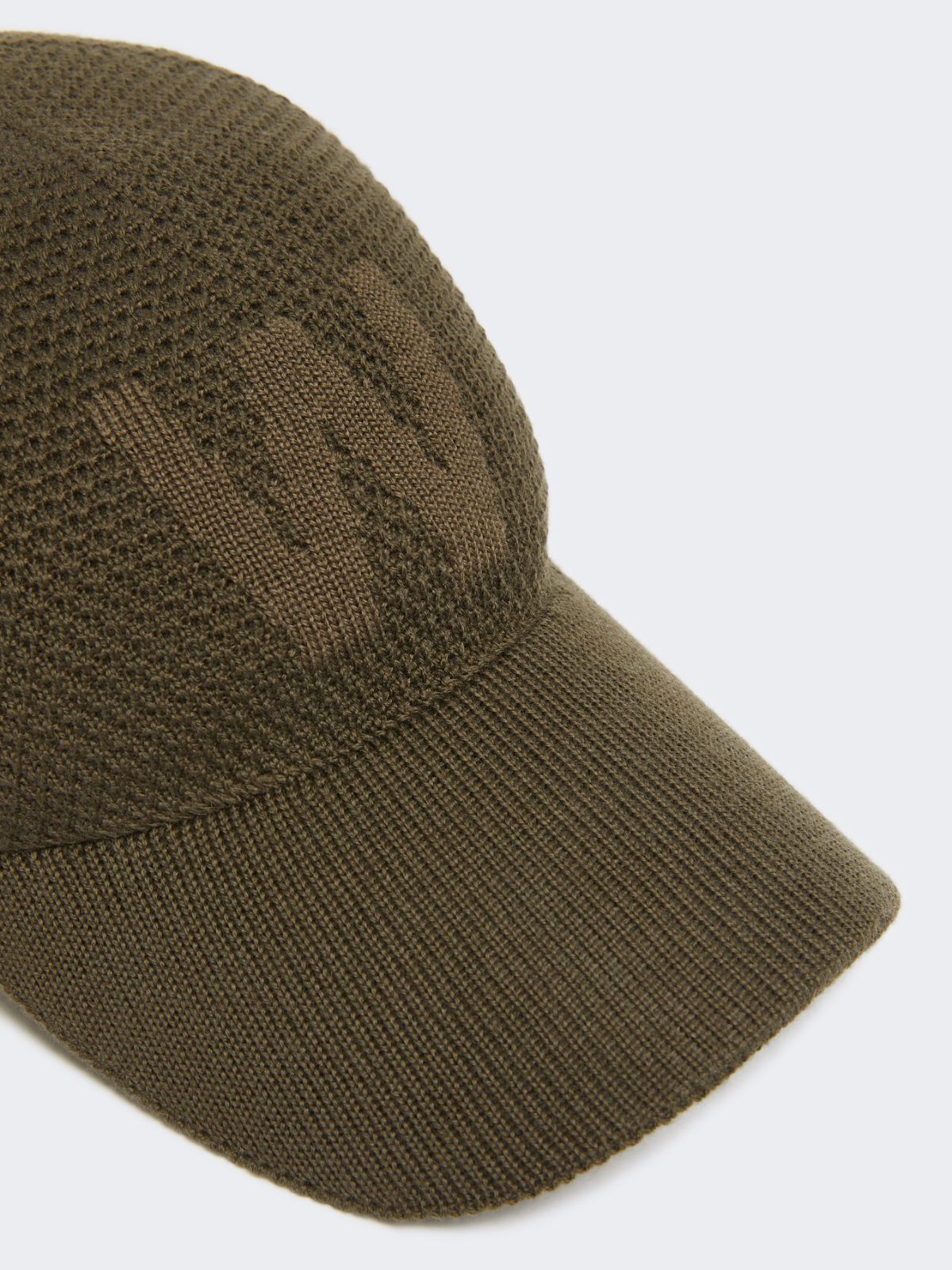 Wool baseball hat - Kaki