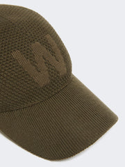 Wool baseball hat - Kaki