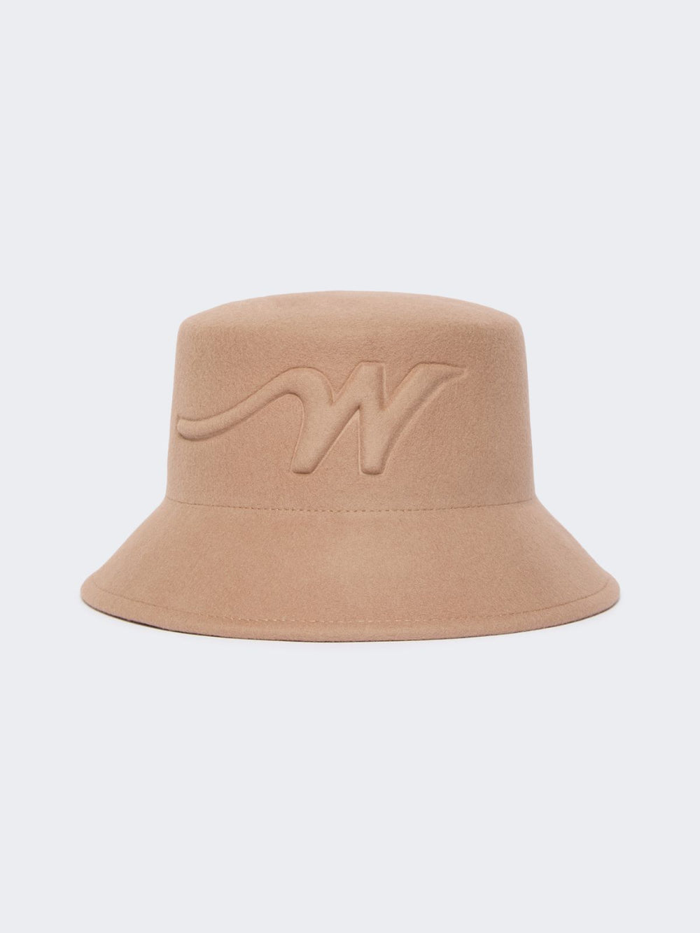 Wool felt bucket hat - Camel