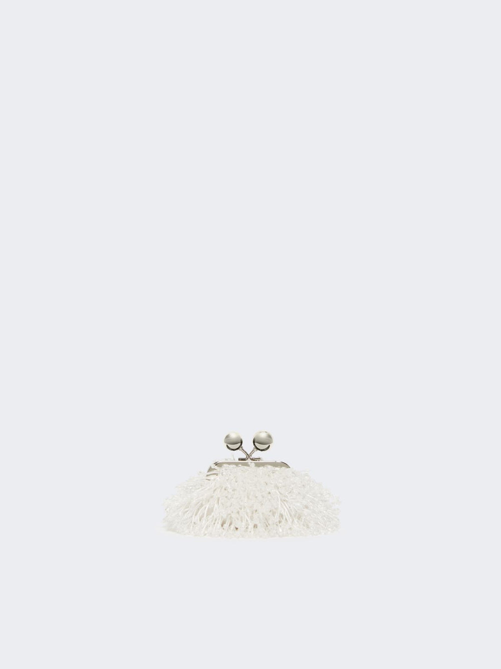 Satin and sequin Nano Pasticcino Bag - White