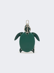 Leather keyring - Green