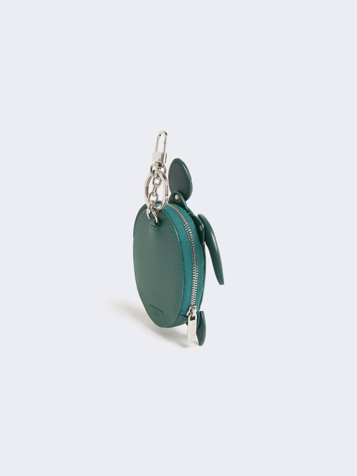 Leather keyring - Green