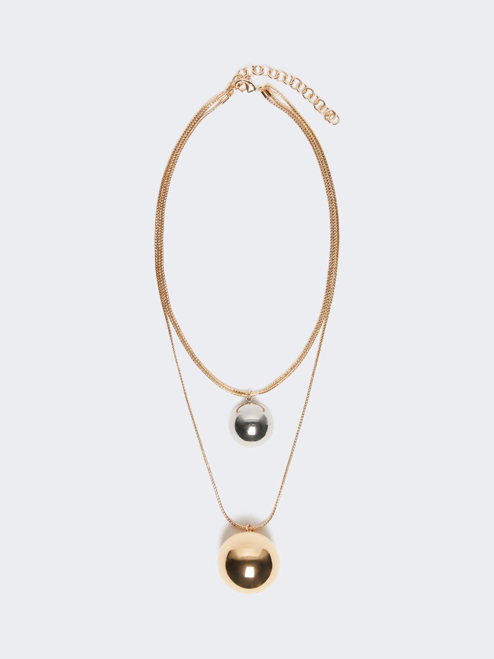 Pasticcino Bag metal necklace - Gold