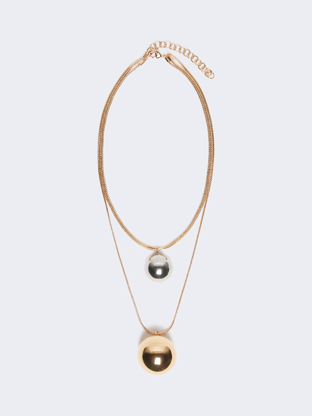 Pasticcino Bag metal necklace - Gold