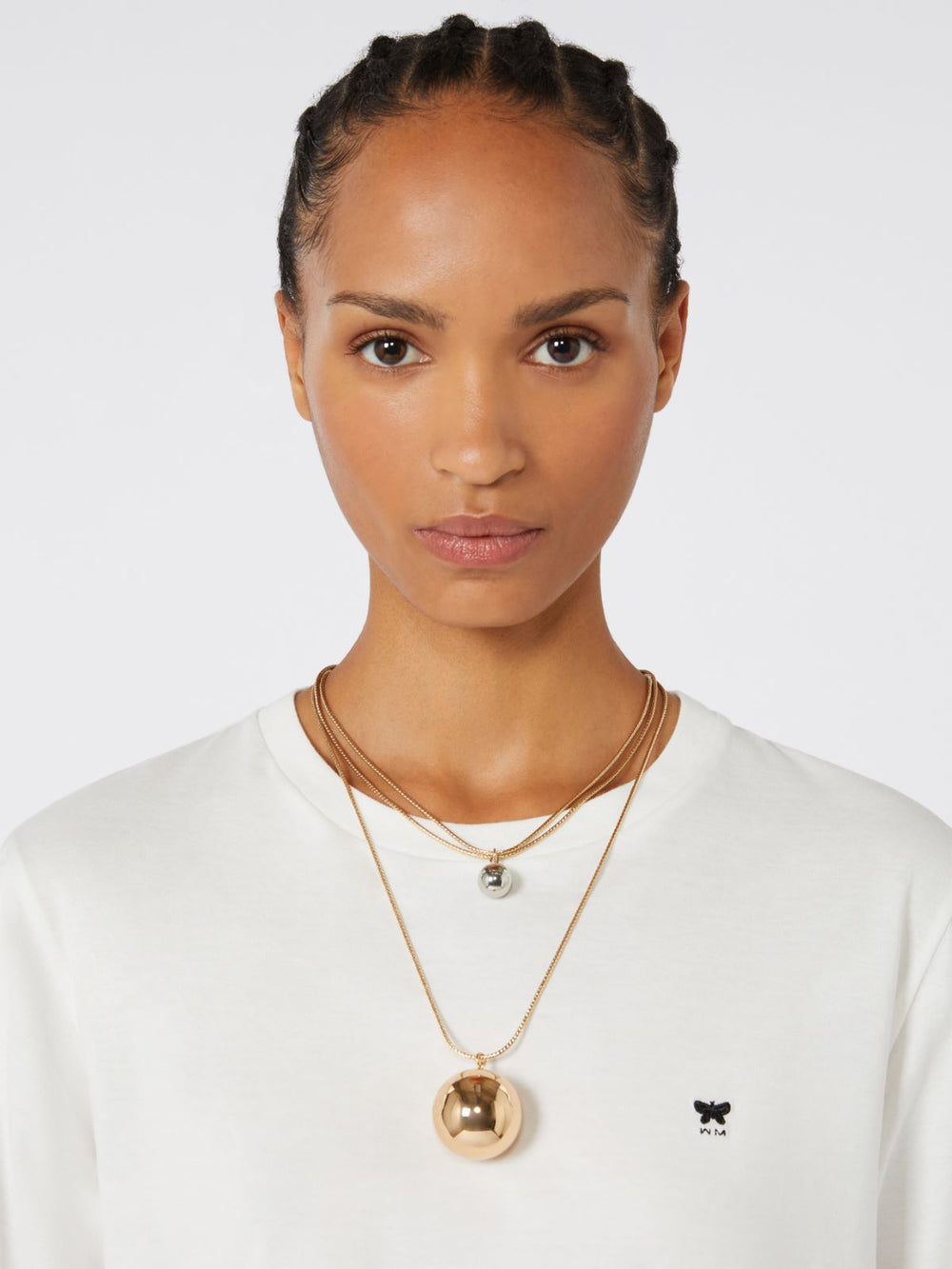 Pasticcino Bag metal necklace - Gold