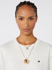 Pasticcino Bag metal necklace - Gold