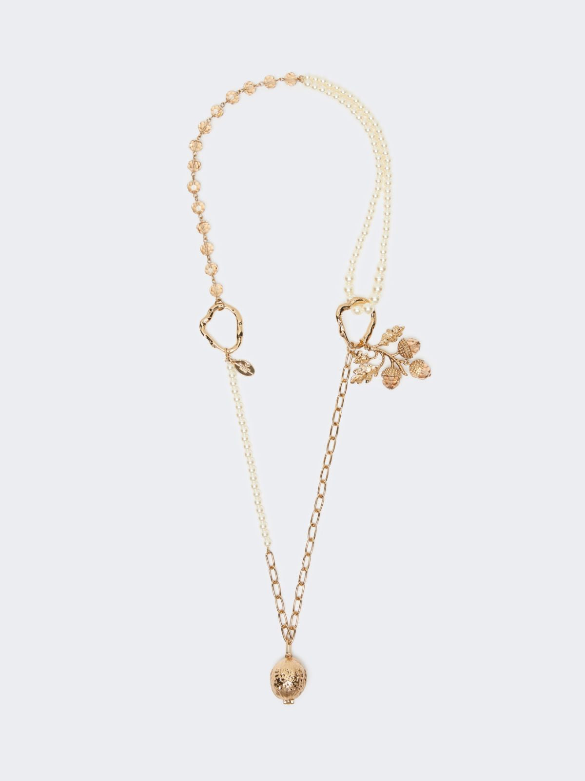 Set with charms and crystals - Gold
