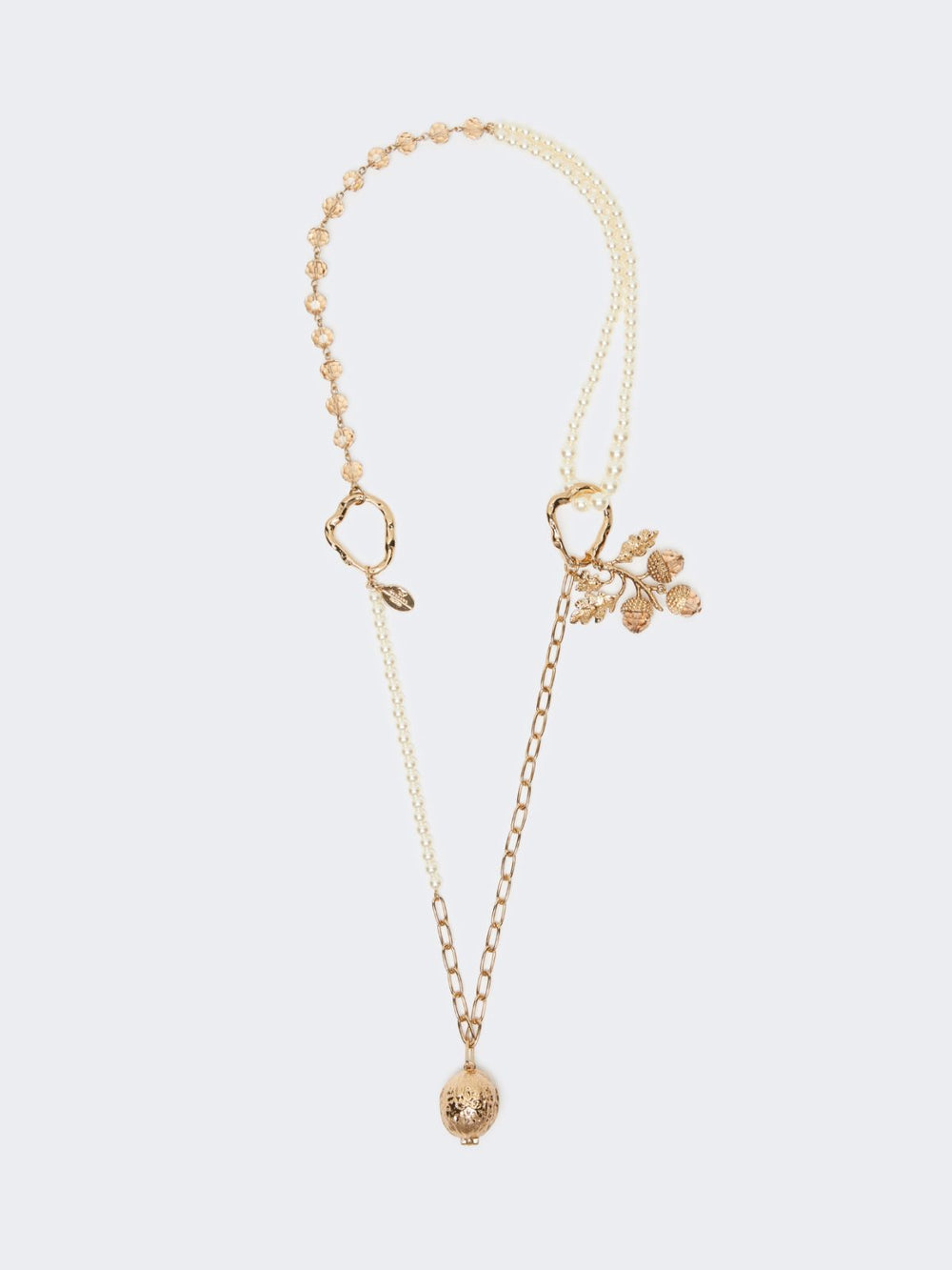 Set with charms and crystals - Gold