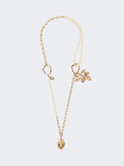 Set with charms and crystals - Gold