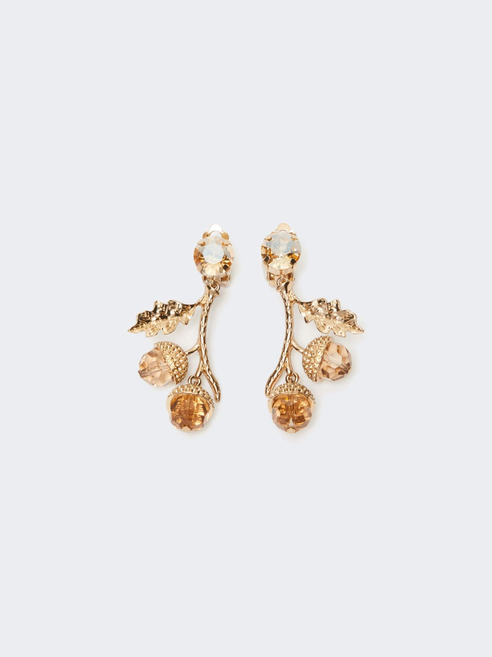 Set with charms and crystals - Gold