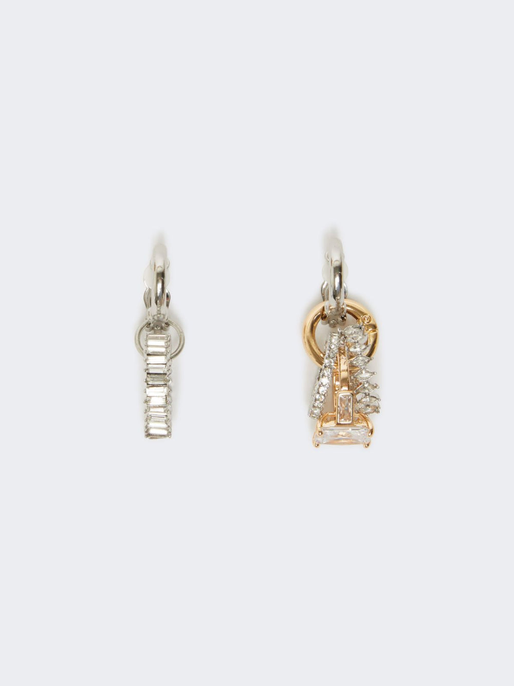 Metal hoop earrings - Gold