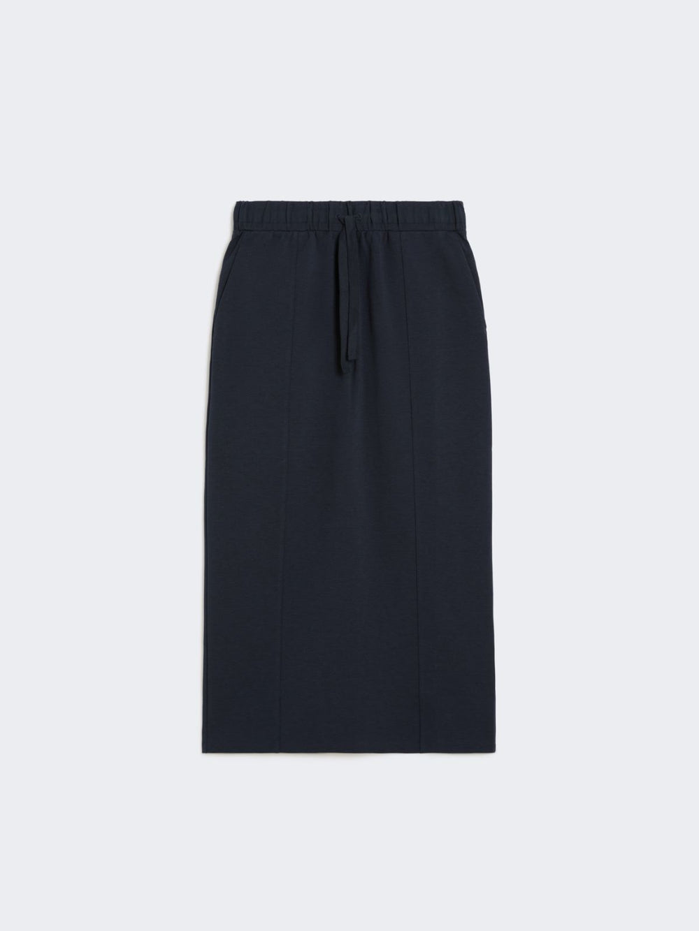 Milano-knit jersey skirt - Navy