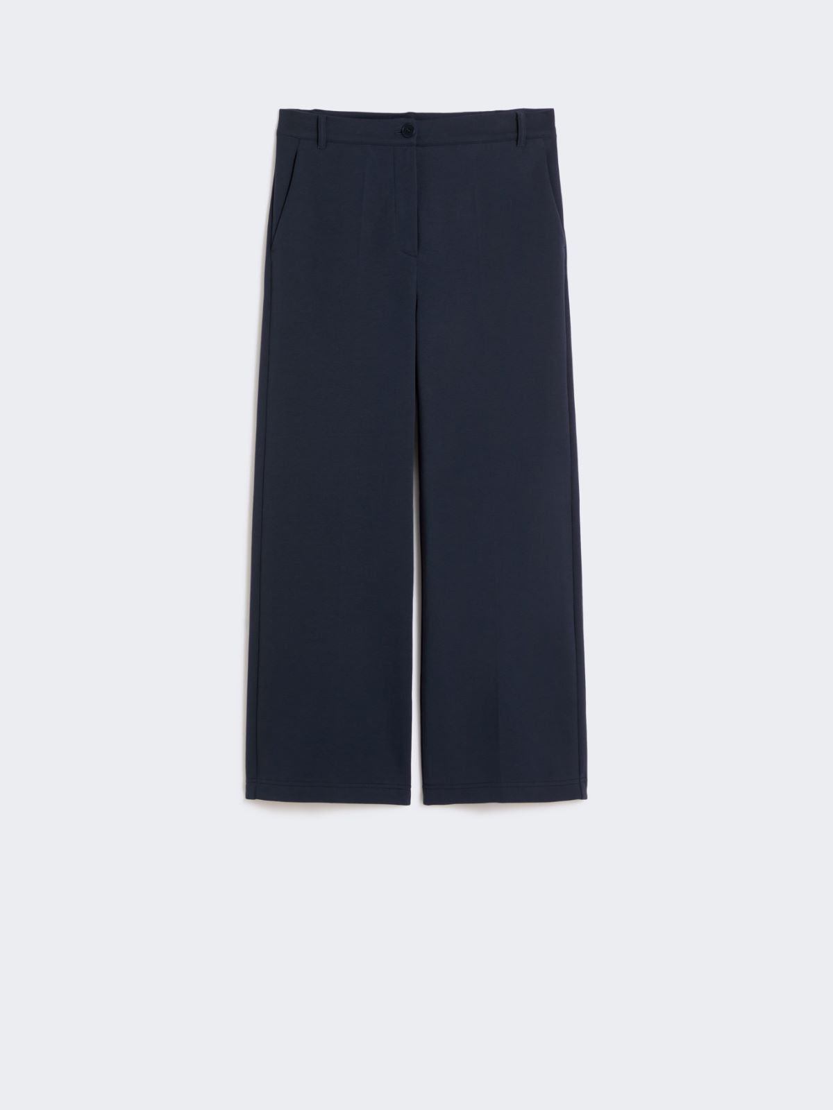 Double-faced jersey trousers - Navy