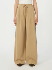 Cotton jersey trousers - Hazelnut brown