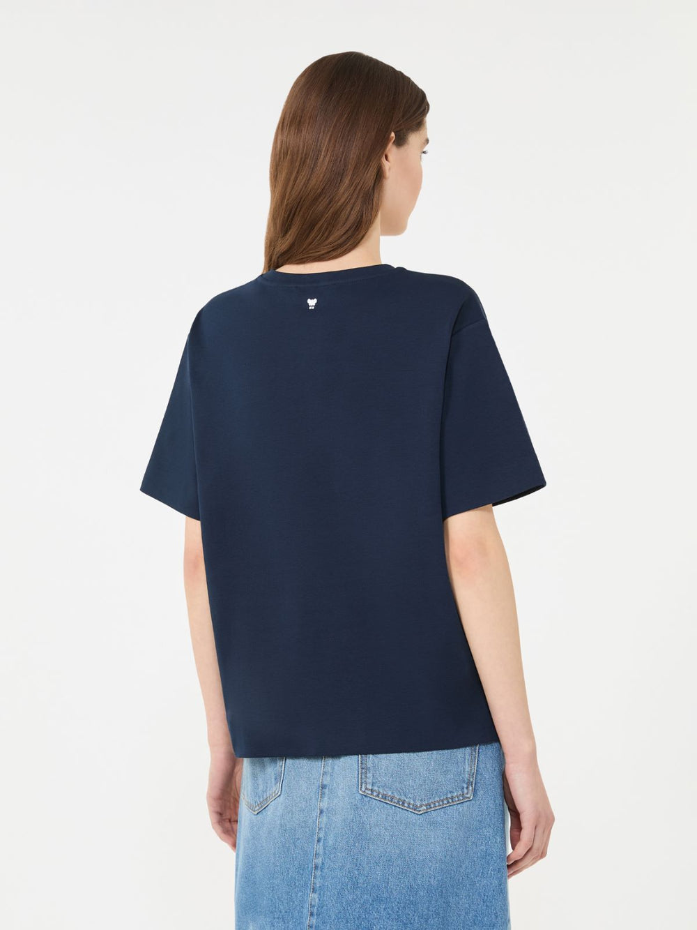 Cotton jersey T-shirt - Navy