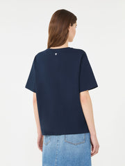 Cotton jersey T-shirt - Navy