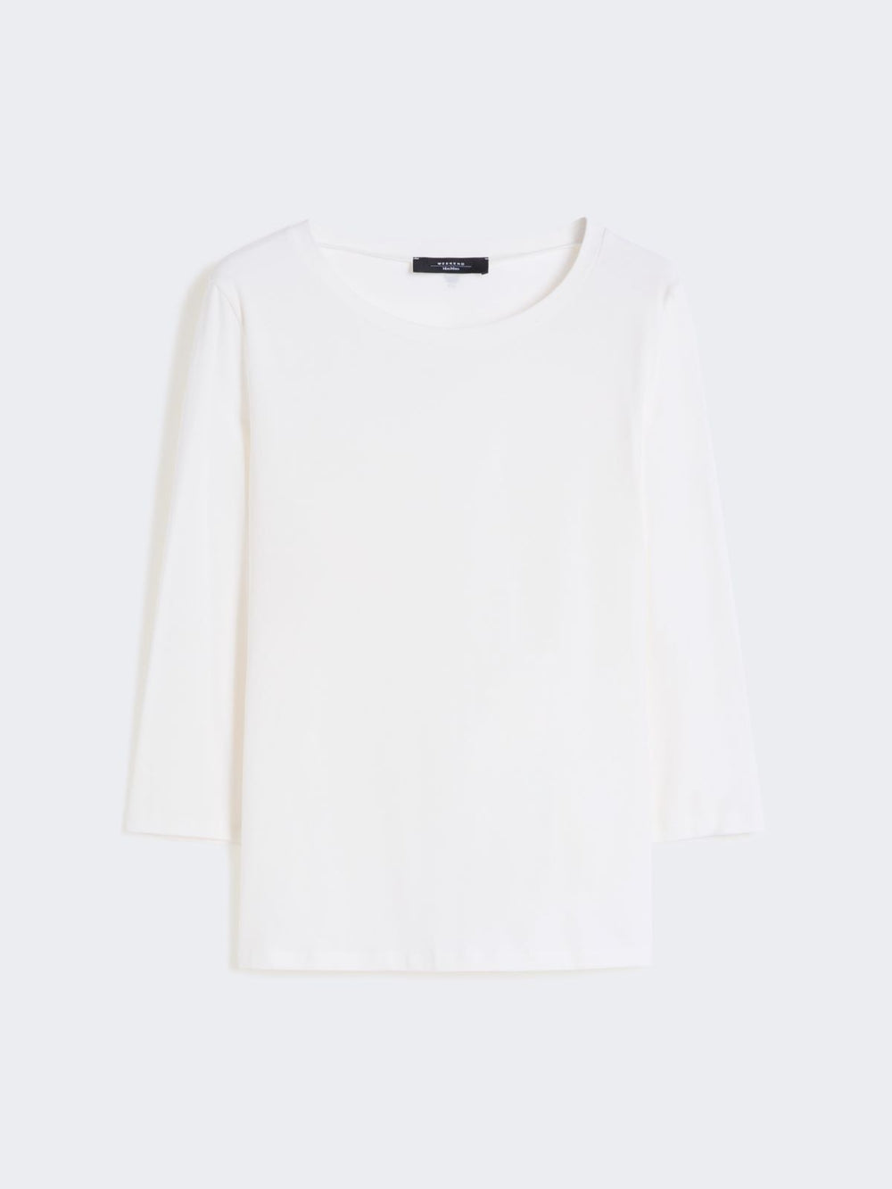 Stretch cotton T-shirt - White