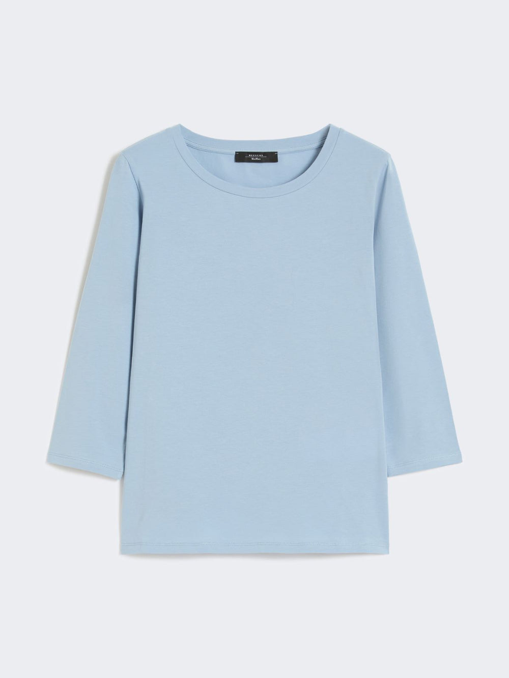 Stretch cotton T-shirt - Light blue