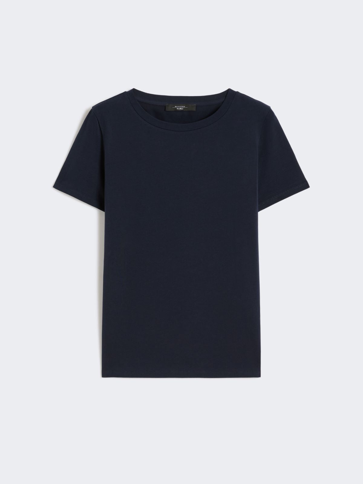 Basic cotton jersey T-shirt - Navy