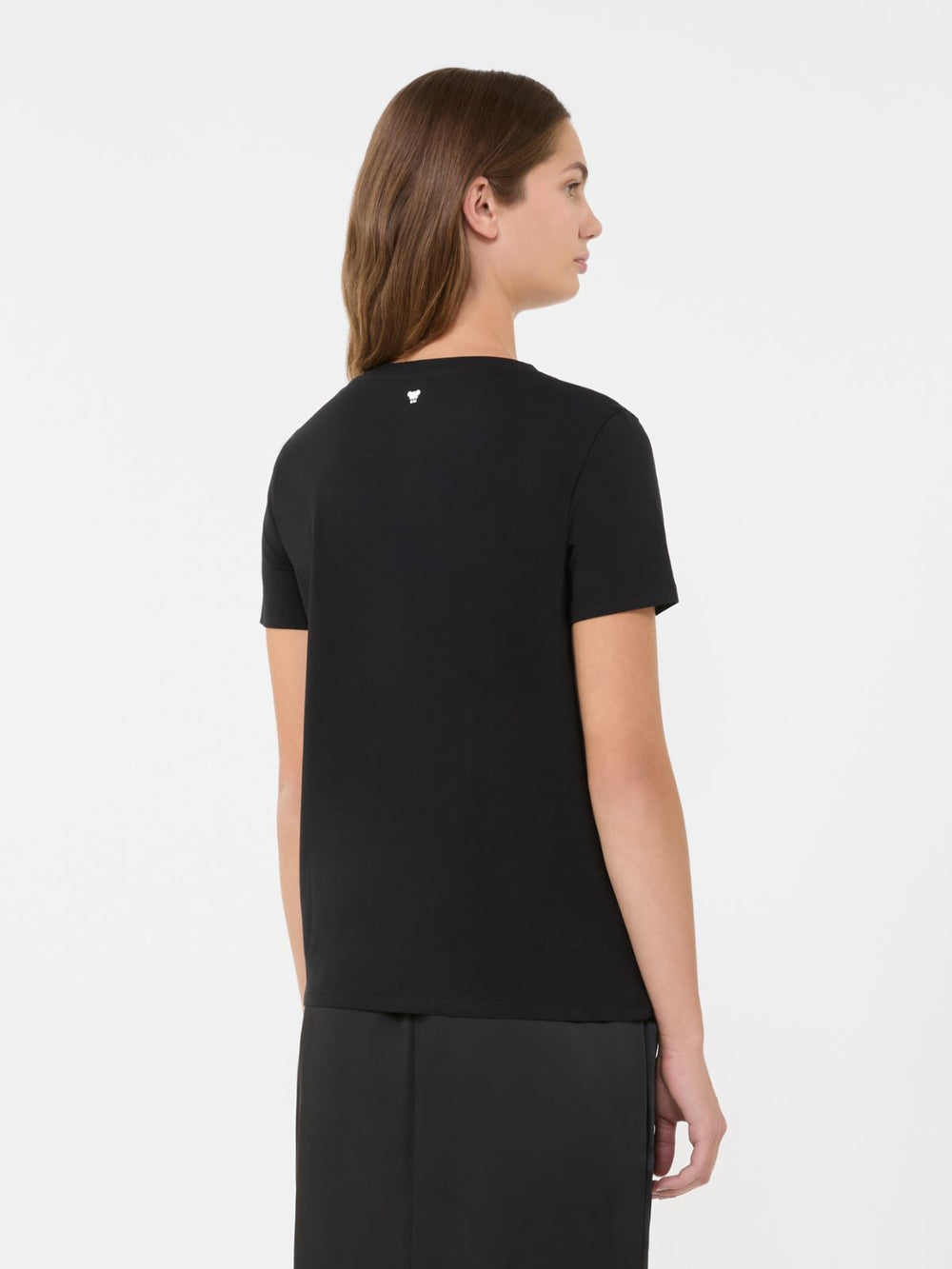 Basic cotton jersey T-shirt - Black
