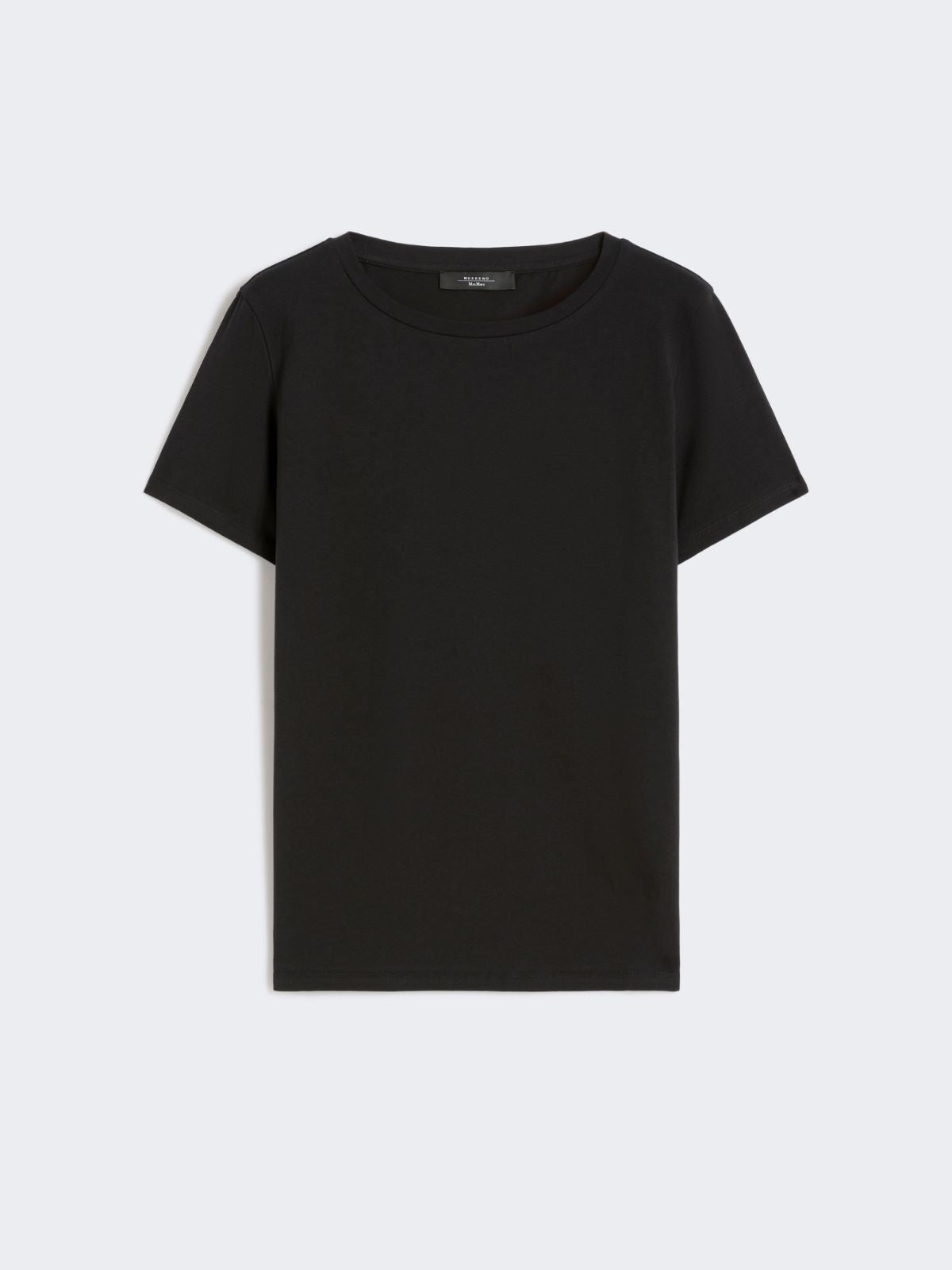 Basic cotton jersey T-shirt - Black