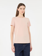 Basic cotton jersey T-shirt - Pink