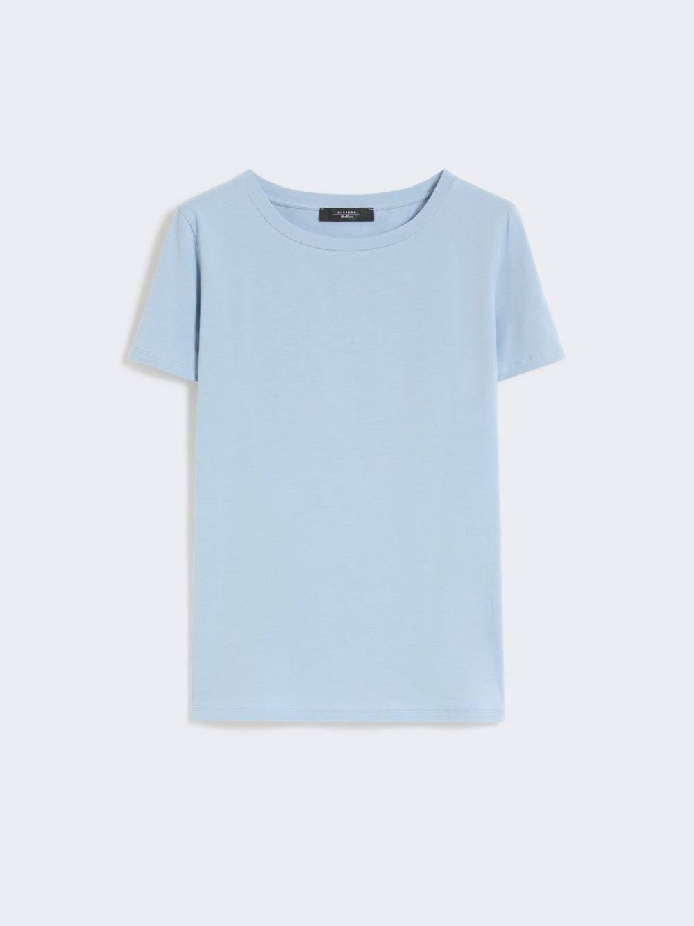 Basic cotton jersey T-shirt - Light blue