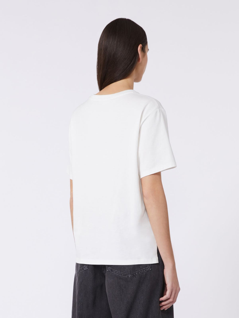Cotton basic T-shirt - Optical white