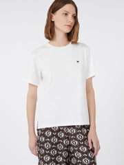 Straight-fit jersey T-shirt - White