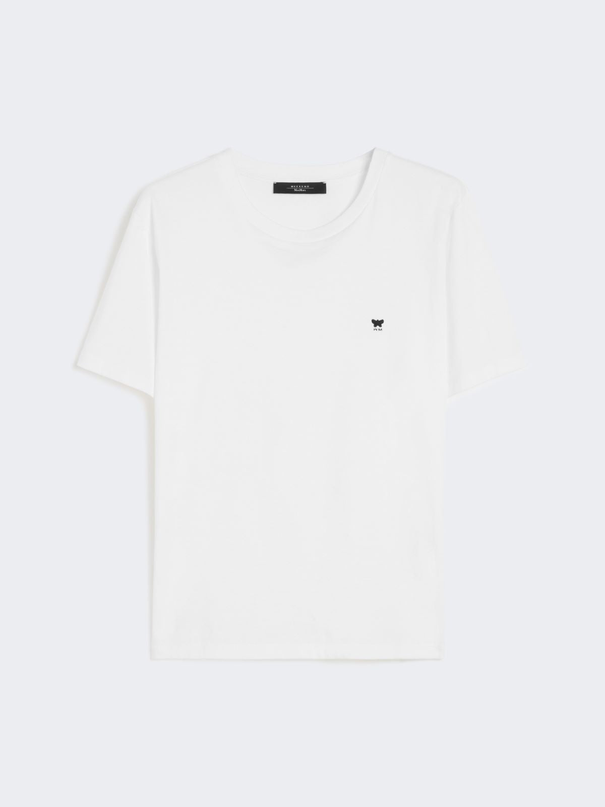 Straight-fit jersey T-shirt - White