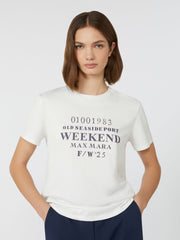 Pure cotton T-shirt - White