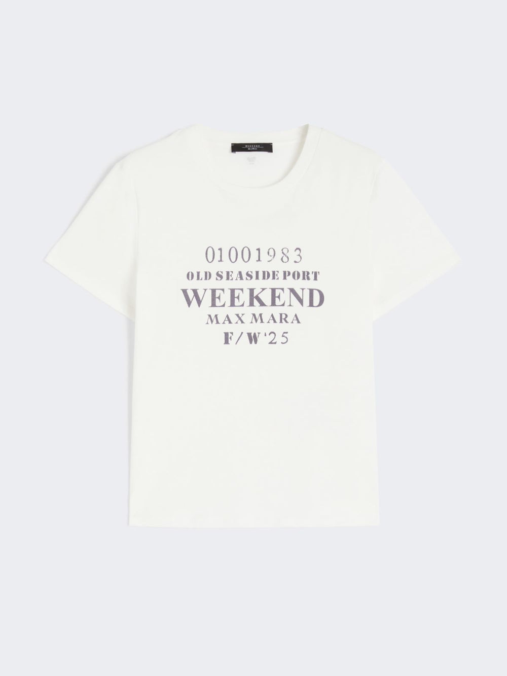 Pure cotton T-shirt - White