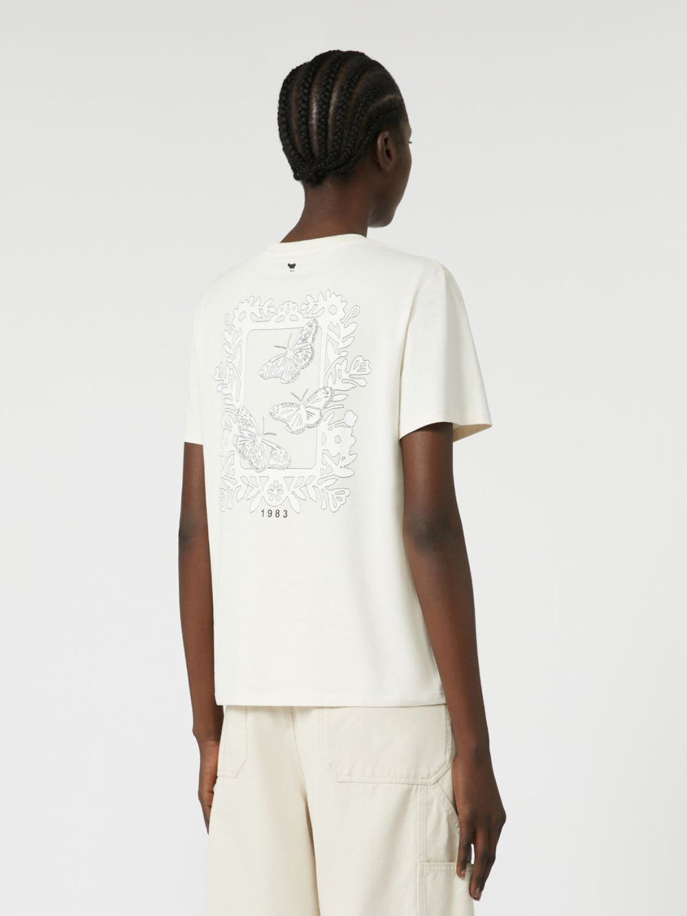 Pure cotton T-shirt - Ivory