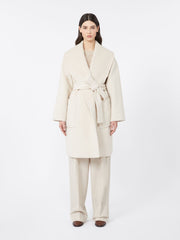 Alpaca and virgin wool coat - Beige