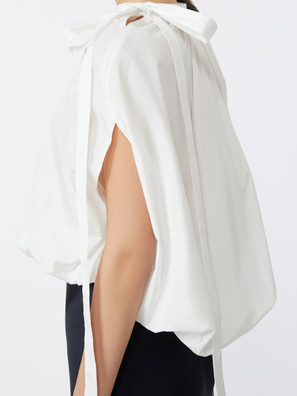 Taffeta blouse - White
