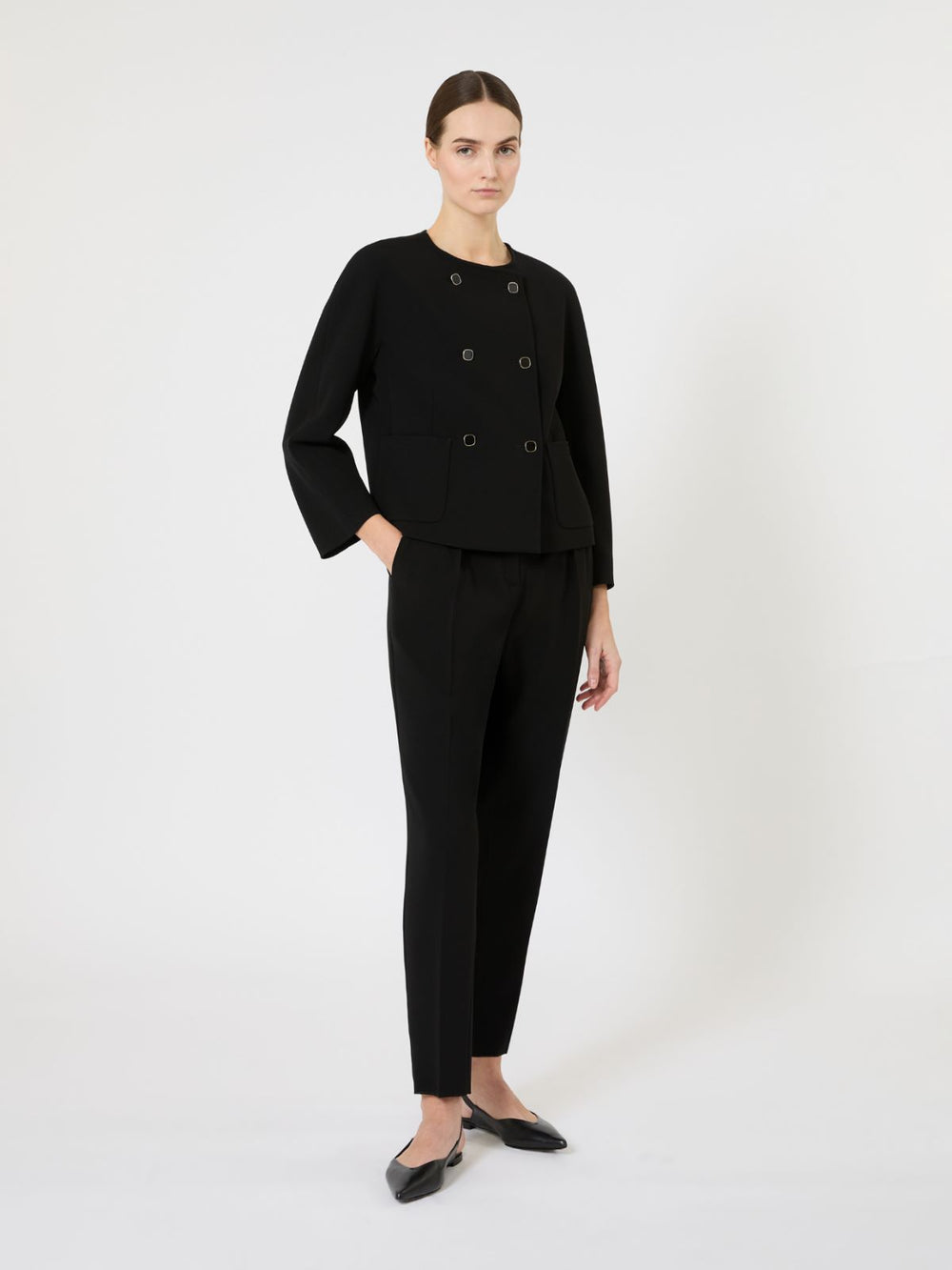 Cady carrot trousers - Black