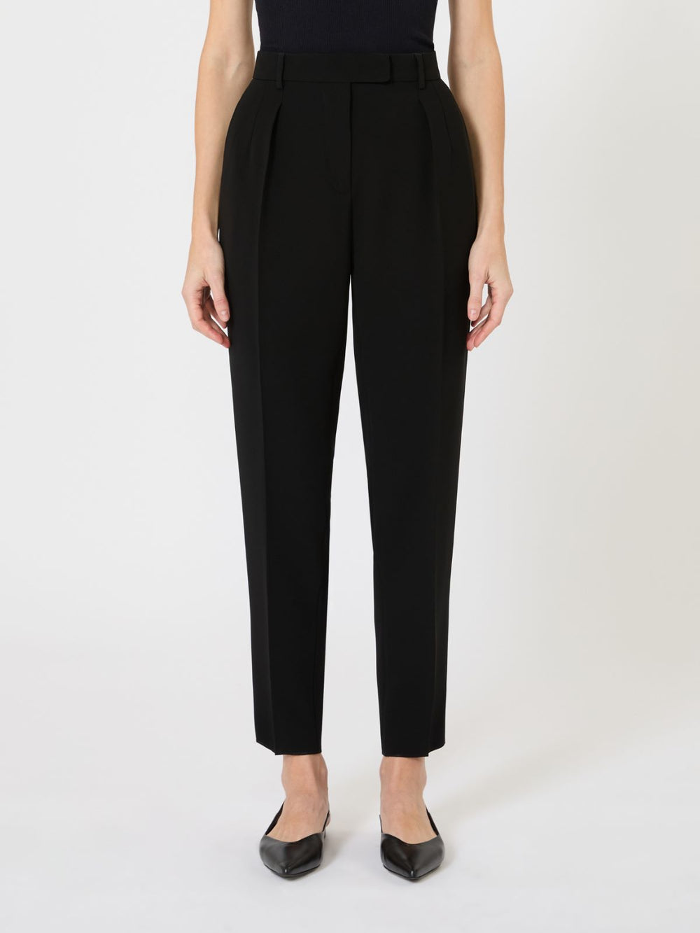 Cady carrot trousers - Black