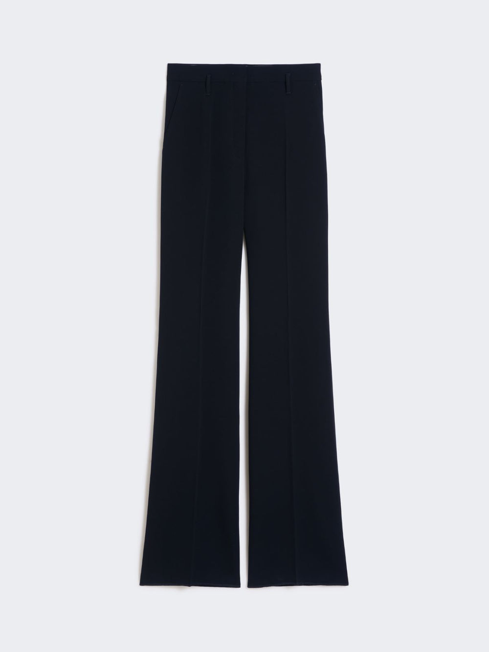 Flared cady trousers - Navy