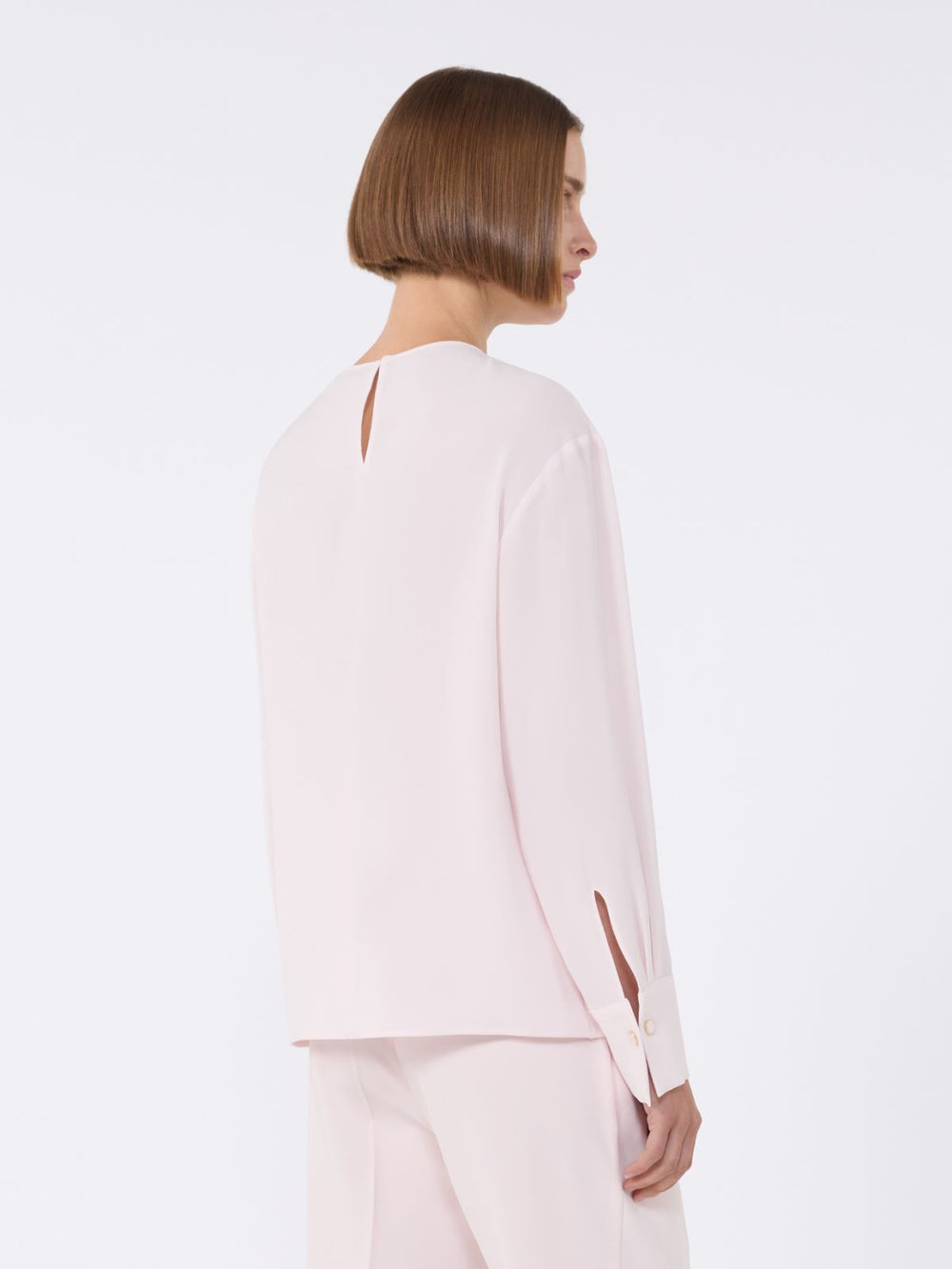 Lightweight cady blouse - Pink