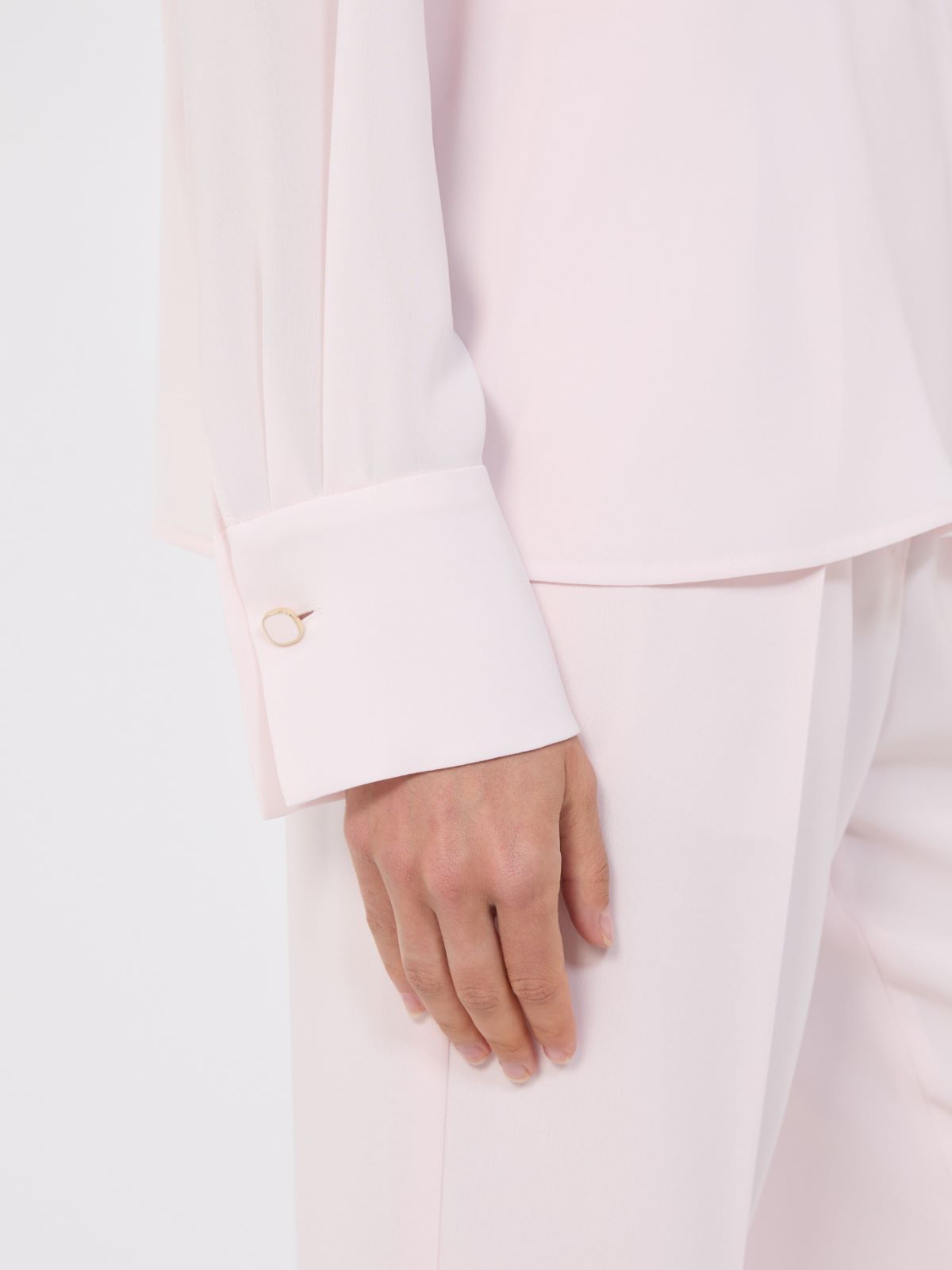 Lightweight cady blouse - Pink