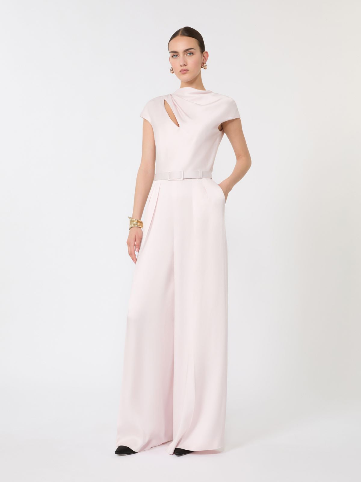 Envers satin jumpsuit - Pink