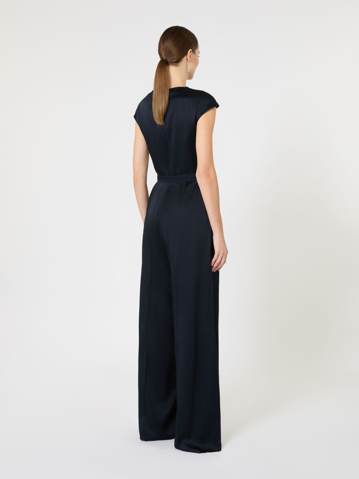 Envers satin jumpsuit - Midnightblue