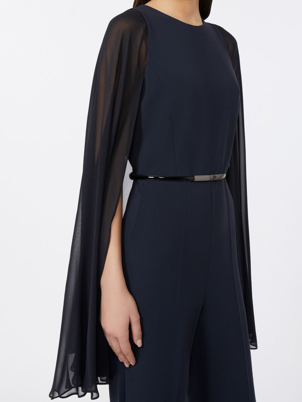 Cady jumpsuit with cape - Midnightblue