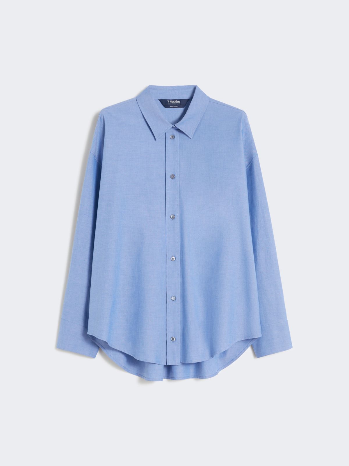 Cotton Oxford shirt - Light blue